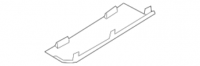 Plug lower bumper trim Audi Q5 8R 13-17 s-line gray
