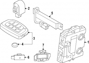 Smart Key Hyundai Ioniq 5 22-24 5-button