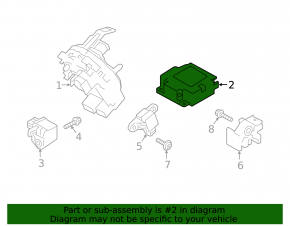 Module srs airbag computer airbags Hyundai Elantra AD 19-20 rest