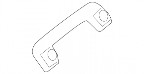 Porsche Macan 15-18 front right ceiling handle, achatgrau gray