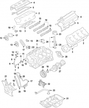 Camshaft Gear Intake Ford Explorer 16-19 3.5 T35PDED