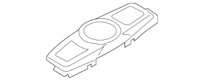 Ceiling light rear Lincoln MKZ 17-20 beige