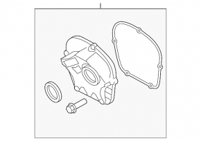 VW Tiguan 09-17 Water Pump Cover
