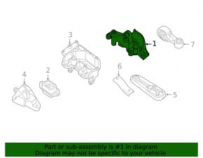 Engine mount right Nissan Sentra 13-19 1.8