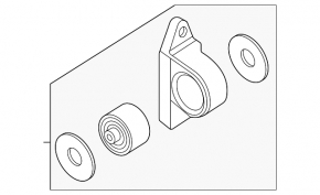 Left front engine mount for Nissan Ariya 23-25