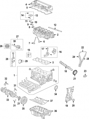 Crankshaft Honda HR-V 16-22