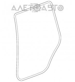 Door seal rear left Mercedes X164 GL