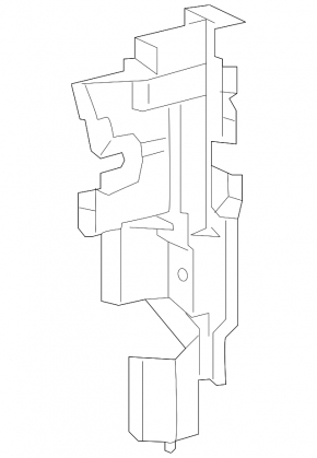 Left radiator deflector Toyota Rav4 19-21 2.5
