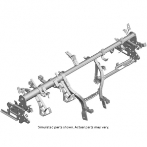 Cadillac CTS 14- under-torpedo reinforcement pipe