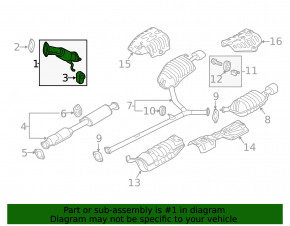 Intake pipe Hyundai Sonata 11-14 2.0