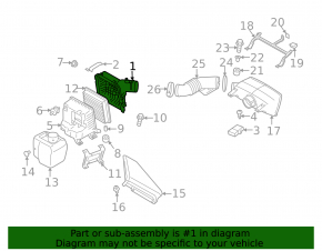 Subaru b9 Tribeca Air Filter Housing