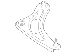 Lower front left control arm for Nissan Leaf 11-17