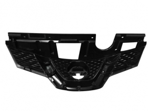 Radiator grill grill Nissan Rogue 17- under camera, under radar, under square emblem, japan built without emblem