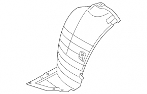 Front left fender liner for Infiniti QX50 2014-2017
