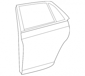 Bare rear right door for Toyota Avalon 2012
