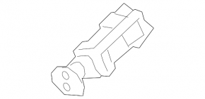Vibration damper for the tailgate Lexus UX200 UX250h 19-