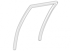 Rear left window seal for Toyota Avalon 2012