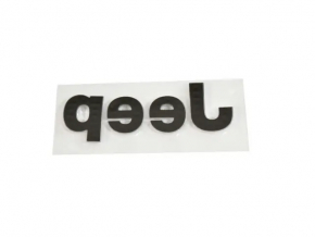 Jeep Compass 17 Tailgate Emblem - Silver