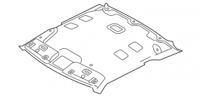 Hyundai Veloster 12-14 headlining for sunroof