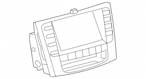 Monitor, display, navigation Lexus IS350 06-07