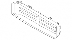 Radiator deflector blinds assembly Kia Niro 20-22 HEV, PHEV with motor