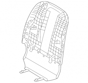 Rear passenger seat cover Hyundai Tucson 22-26 black