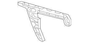 Rear bumper mount on the right wing Audi A5 F5 20-