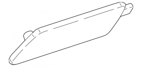 Right front bumper reflector for Porsche Panamera 17-23