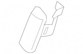 Rear right seat airbag for Porsche Cayenne 19-26