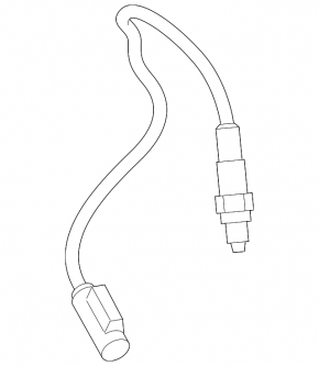 The second lambda probe for a Mercedes W167 GLE 450 20-23 3.0h has a broken connector mount.