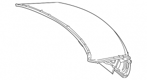 Trunk lid Mercedes W213 E 17-20
