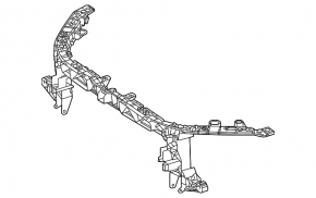 Upper radiator support for Mercedes X247 GLB 20-26