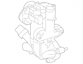 Thermostat housing assembly Mercedes W167 GLE 350 20-23 2.0T