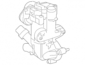 Thermostat housing assembly Mercedes C-class W205 300 19-21