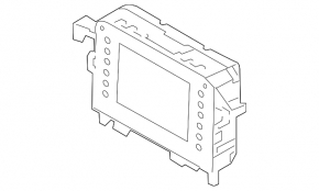 Monitor, display Ford Fiesta 11-19