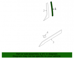 Door trim side front right rear Ford Transit Connect MK2 13-23