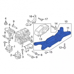 Automatic transmission support Ford Mustang mk6 15-2.3T, type 3