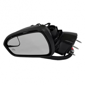 Left side mirror assembly for Ford Fusion mk5 18-20, 10 pins, auto-dimming, turn signal, heated, black
