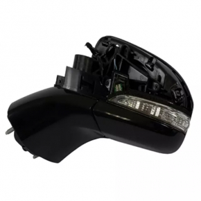 Left side mirror assembly for Ford Fusion mk5 18-20, 10 pins, auto-dimming, turn signal, heated, black