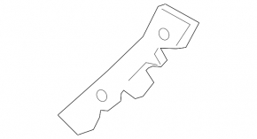Rear bumper mount right Mazda CX-5 17-