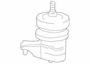 Engine mount left Lexus RX400h 06-08