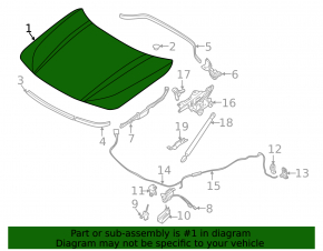 BMW X2 F39 18-23 bare hood