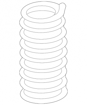 Mitsubishi Outlander 22-25 2.5 FWD rear right spring, blue stiffness