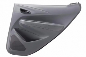 Door trim panel, rear right, Chevrolet Bolt 17 - dark gray, original plastic, dark gray plastic insert, scratches