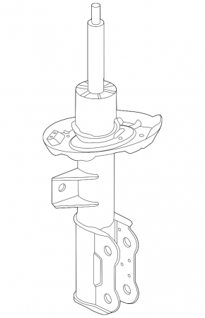 Front right shock absorber Kia Sportage 23-26 2.5 FWD