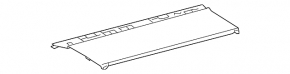 Trunk floor Toyota Prius 30 12-15 front plug-in