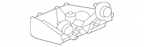 ABS unit bracket Hyundai Santa FE 19-20