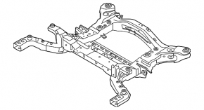 Front subframe Kia EV6 22-24 RWD