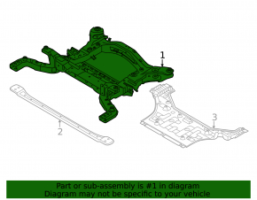 Front subframe Kia EV6 22-24 RWD