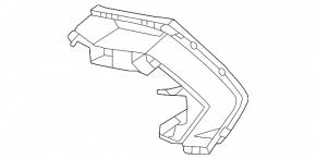 Front bumper molding right Chevrolet Equinox EV 24-26
